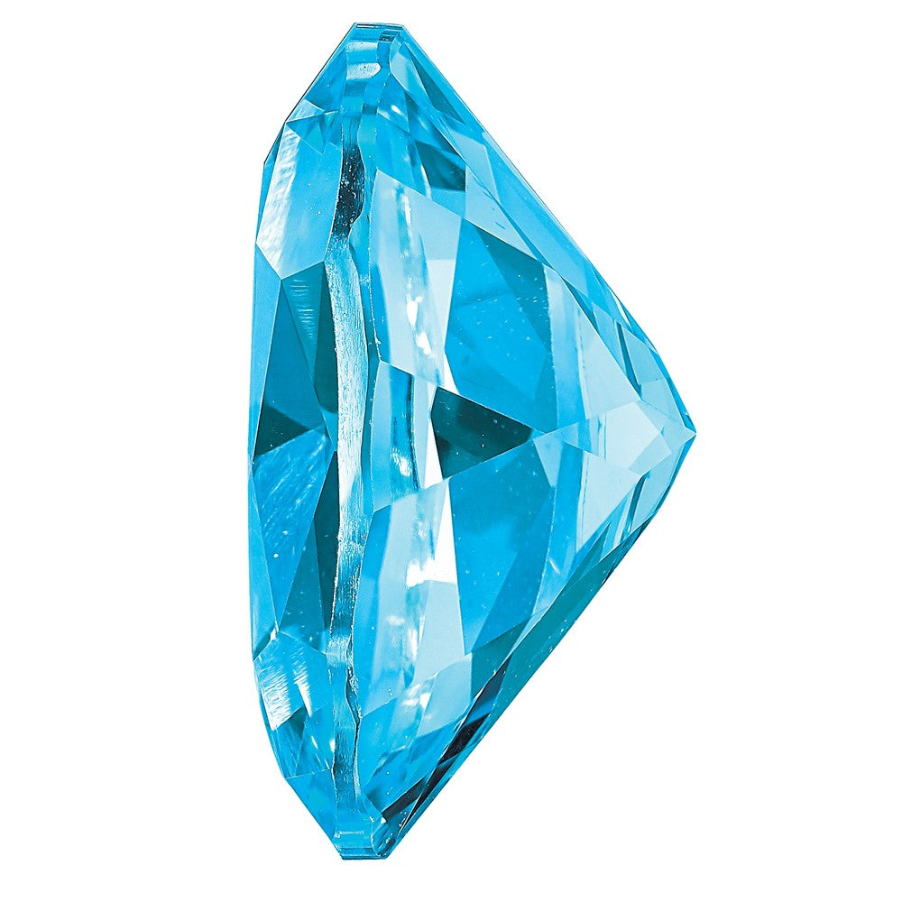 Edelstein Eis Blau Passion Topas 11x9mm Oval