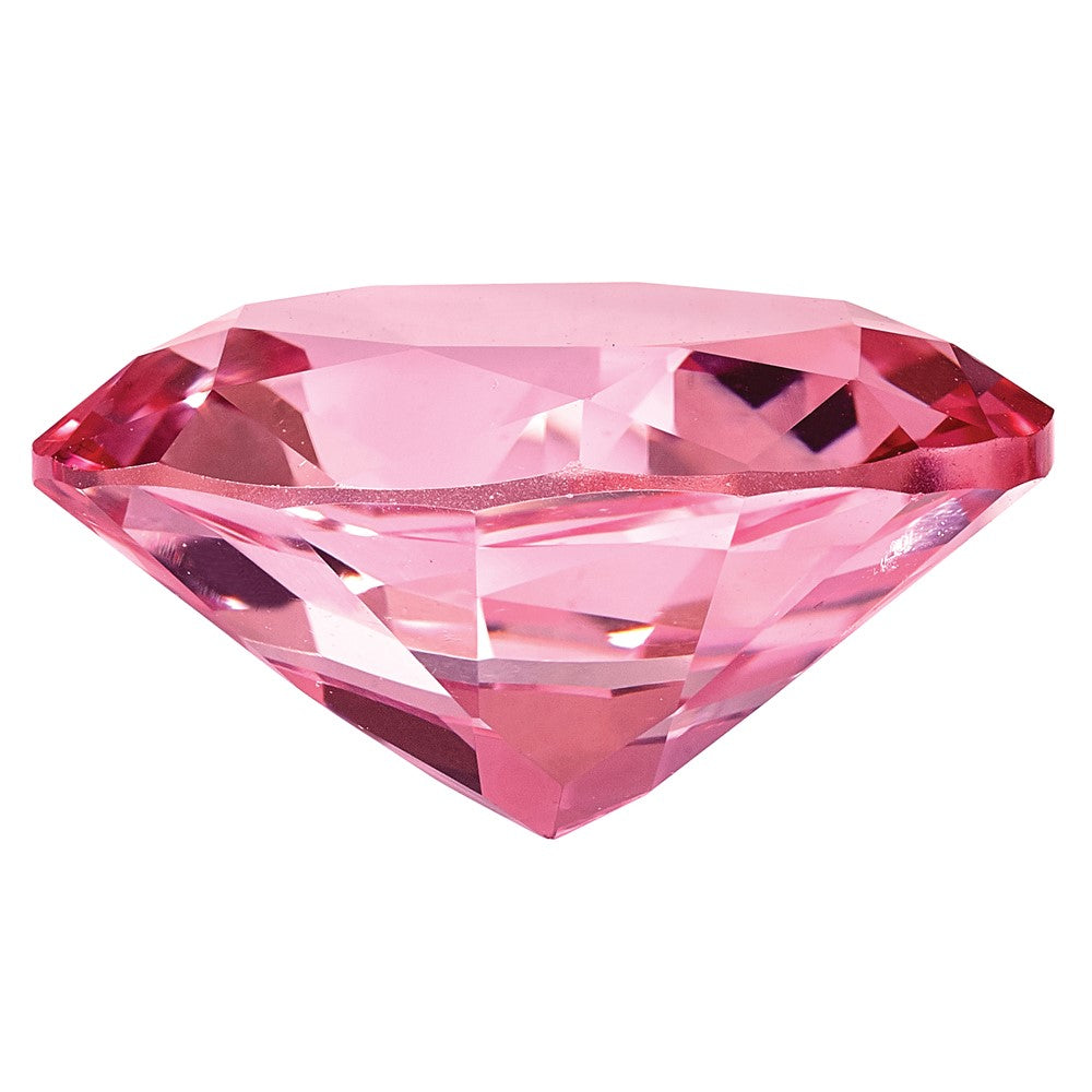 Edelstein Baby Rosa Passion Topas 12x10mm Oval