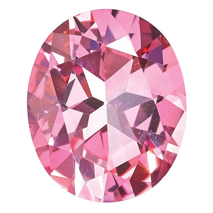 Edelstein Baby Rosa Passion Topas 5x3mm Oval