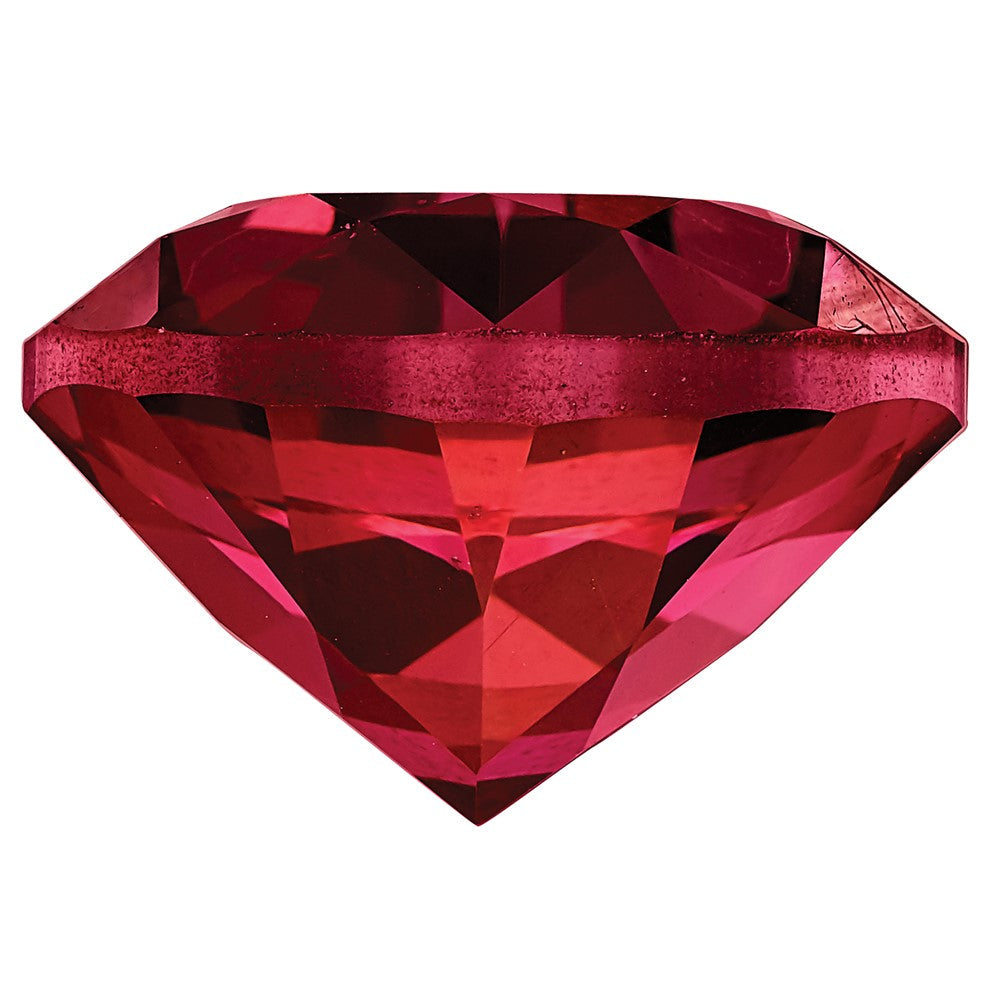 Edelstein Blazing Rot Passion Topas 8x6mm Oval