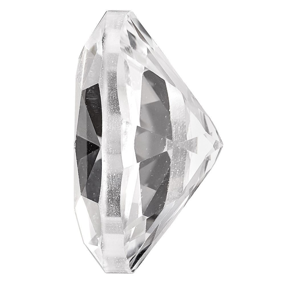 Edelstein Weiß Passion Topas 10x8mm Oval
