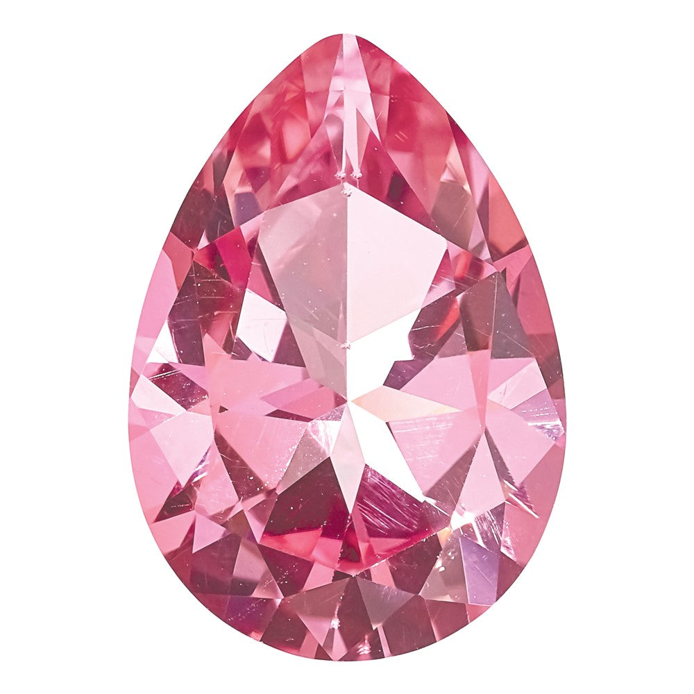 Edelstein Baby Rosa Passion Topas 8x5mm Tropfen