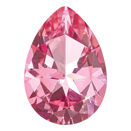 Edelstein Baby Rosa Passion Topas 6x4mm Tropfen