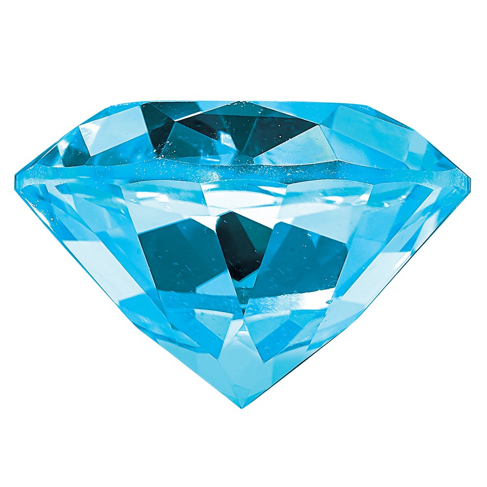 Edelstein Eis Blau Passion Topas 2mm Rund
