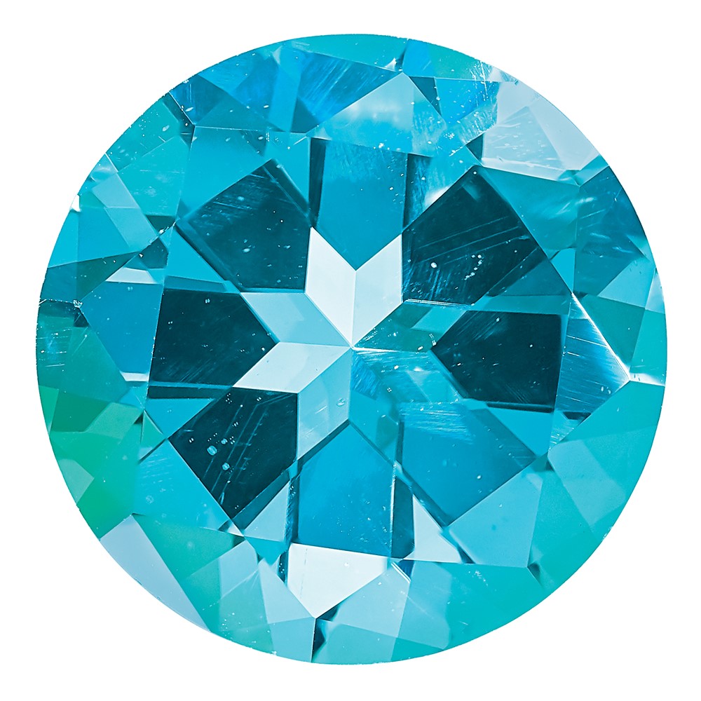 Edelstein Paraiba Passion Topas 1.25mm Rund