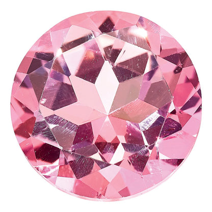 Edelstein Baby Rosa Passion Topas 9mm Rund