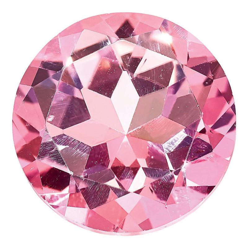 Edelstein Baby Rosa Passion Topas 2.5mm Rund