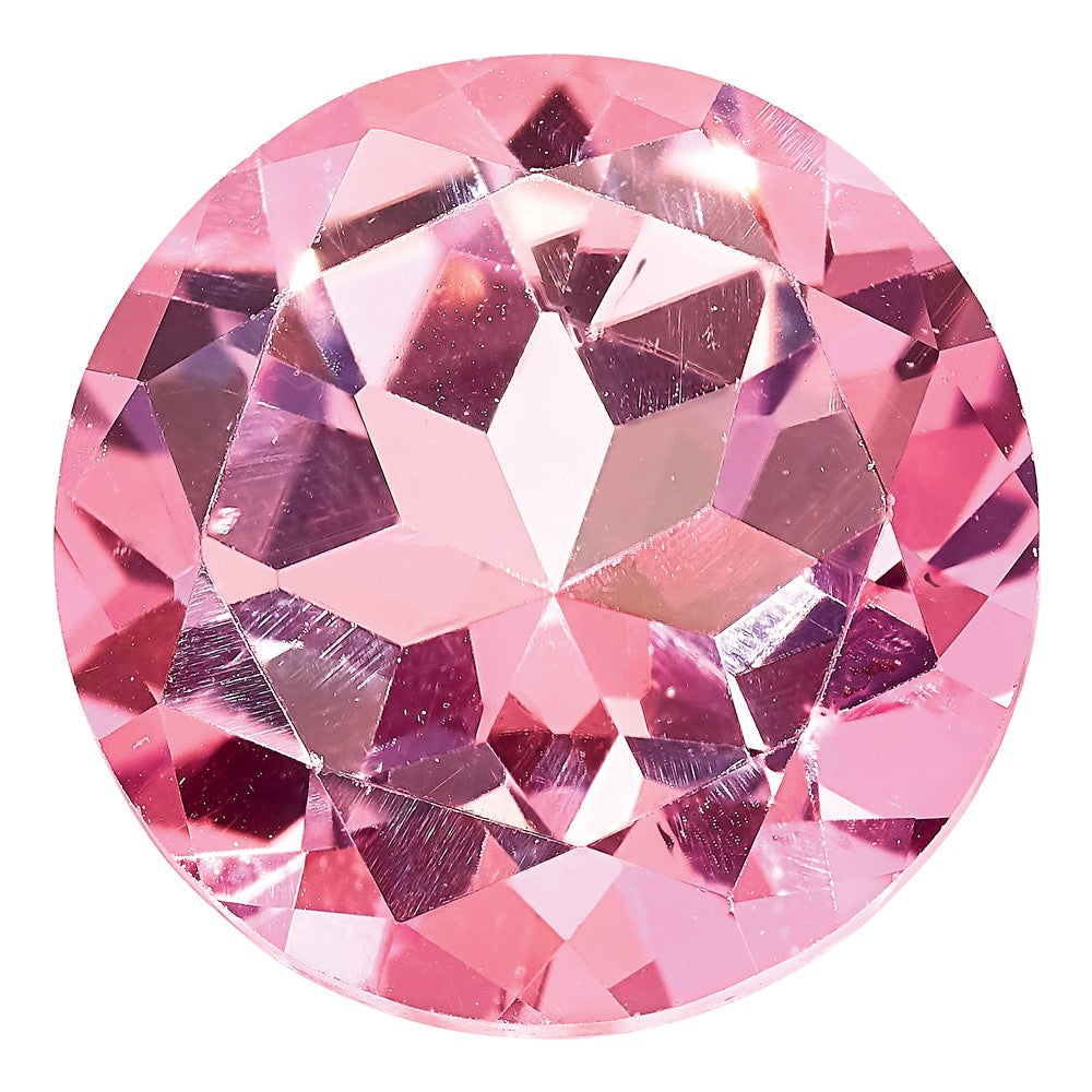 Edelstein Baby Rosa Passion Topas 1.25mm Rund