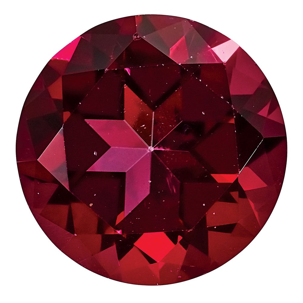 Edelstein Blazing Rot Passion Topas 1.25mm Rund