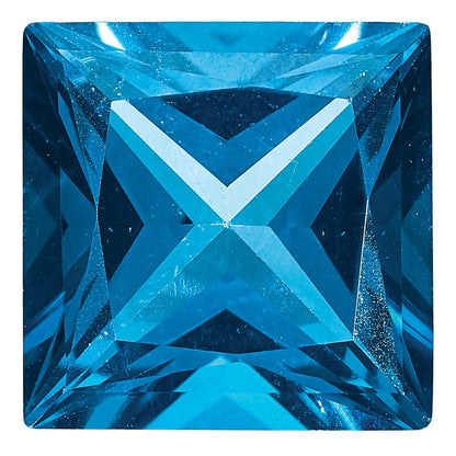 Edelstein Kashmir Blau Passion Topas 5mm Princess