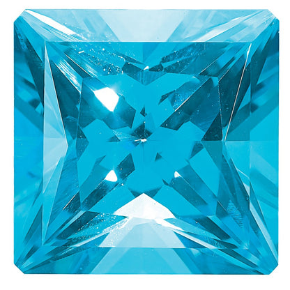 Edelstein Paraiba Passion Topas 6mm Princess