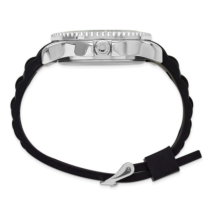 Non Metal Herren Chisel 44mm Schwarz Silicone Strap Uhr