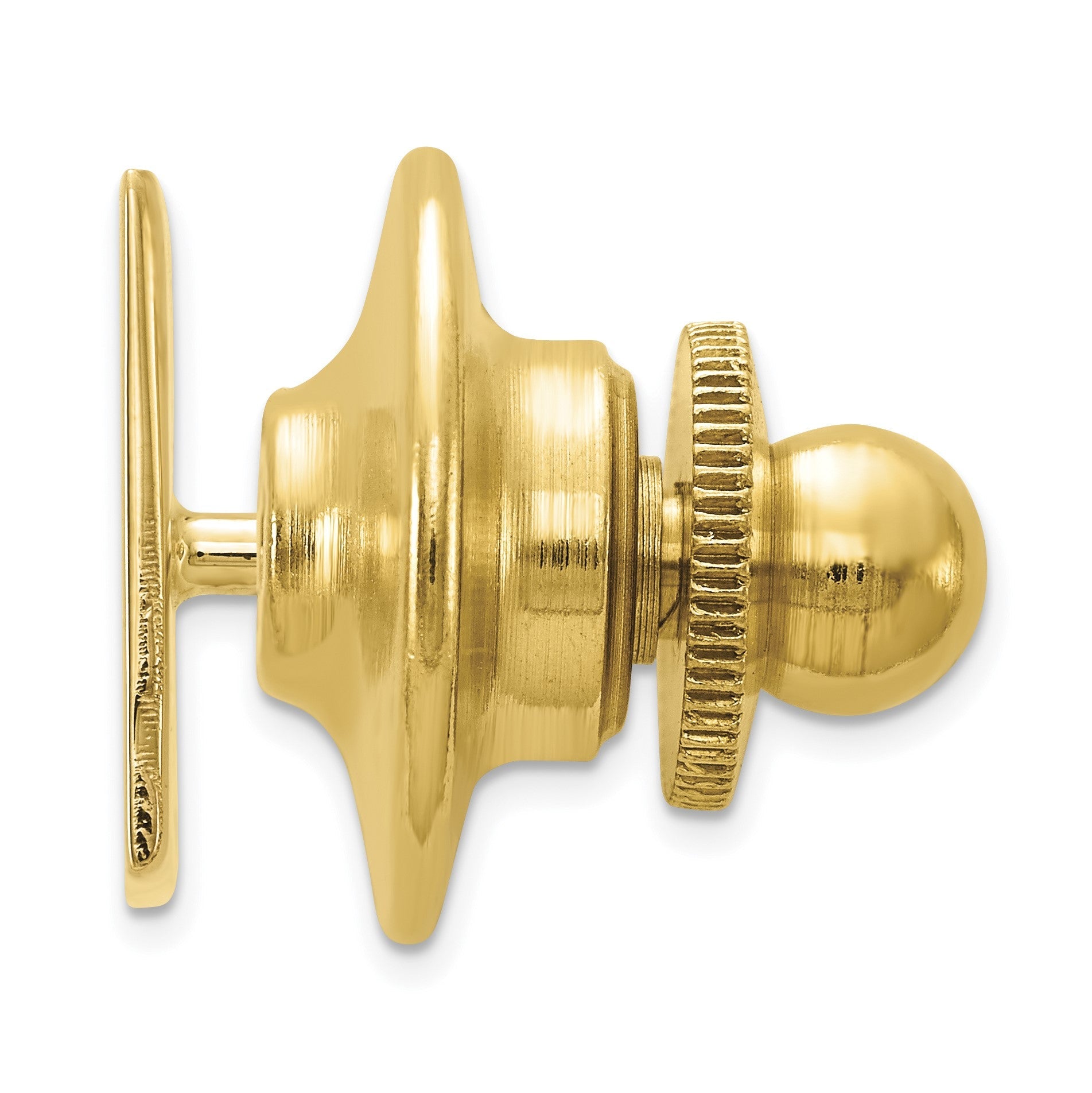 14K Gelbgold Herren Quadratisch Krawatten Tac