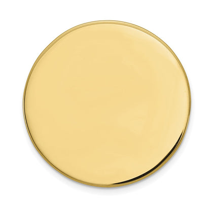 14K Gelbgold Herren Kreisförmig Krawatten Tac