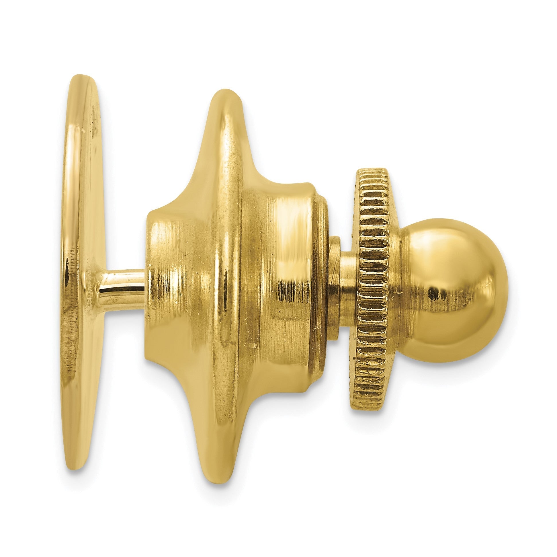 14K Gelbgold Herren Oval Krawatten Tac