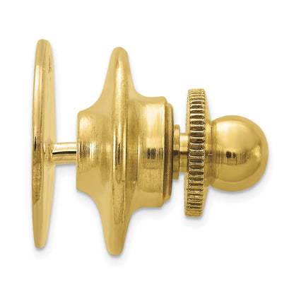 14K Gelbgold Herren Oval Krawatten Tac