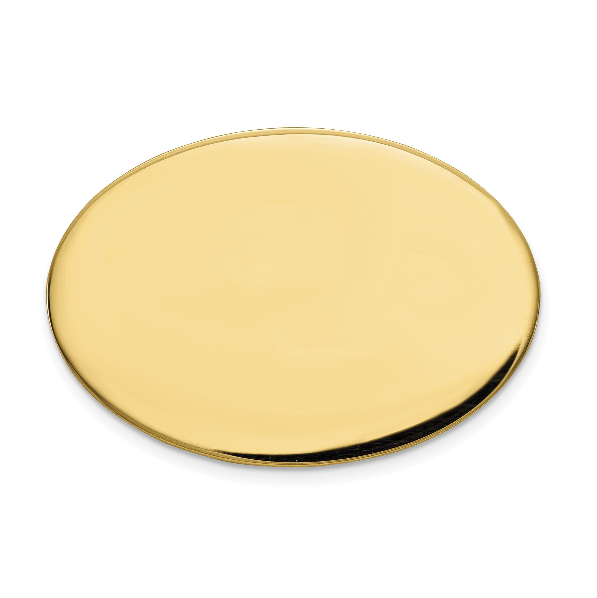 14K Gelbgold Herren Oval Krawatten Tac