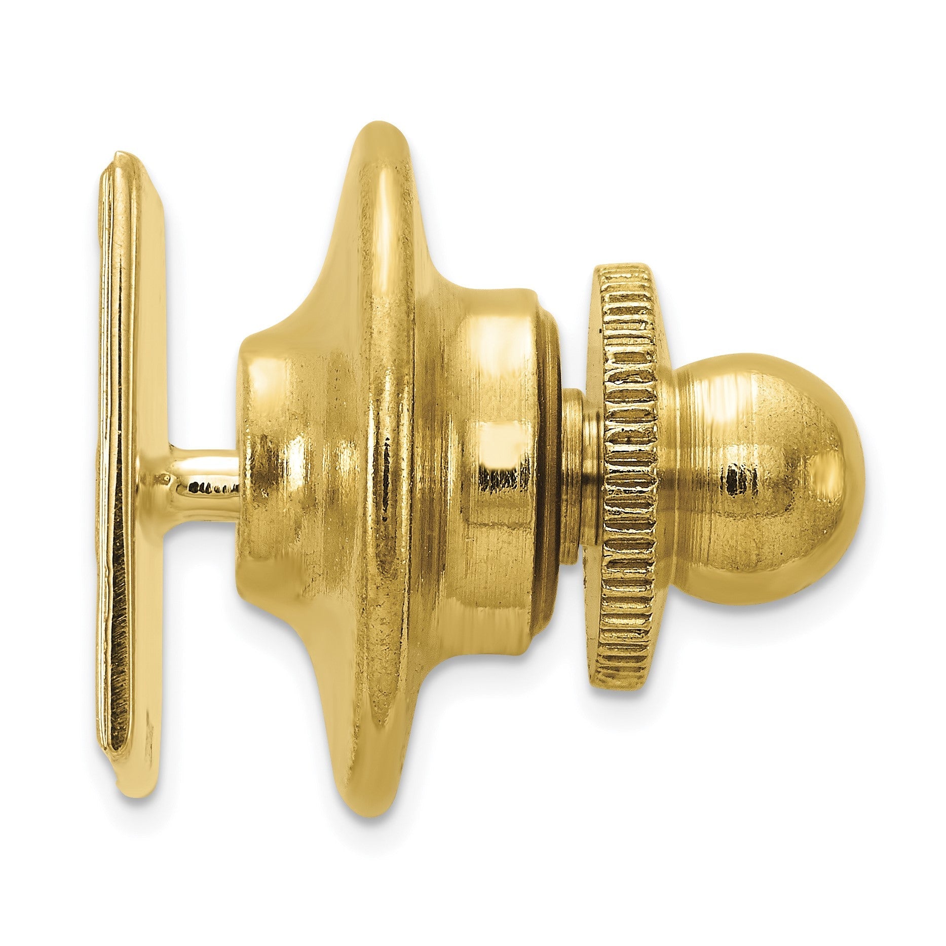 14K Gelbgold Herren Quadratisch Basketweave Strukturiert Krawatten Tac