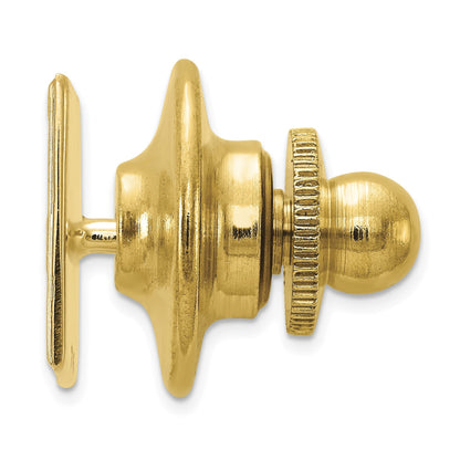 14K Gelbgold Herren Quadratisch Basketweave Strukturiert Krawatten Tac
