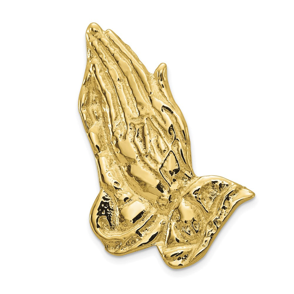 14K Gelbgold Betend Hands Krawatten Tac