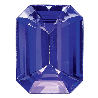 Edelstein Tansanit Aa Qualität 6x4mm Smaragdschliff