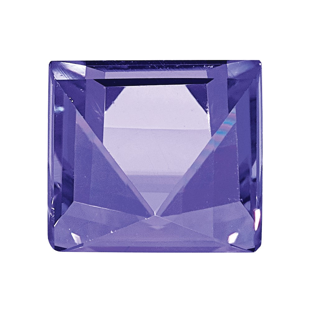 Edelstein Tansanit A Qualität 4mm Quadratisch Stufe-cut