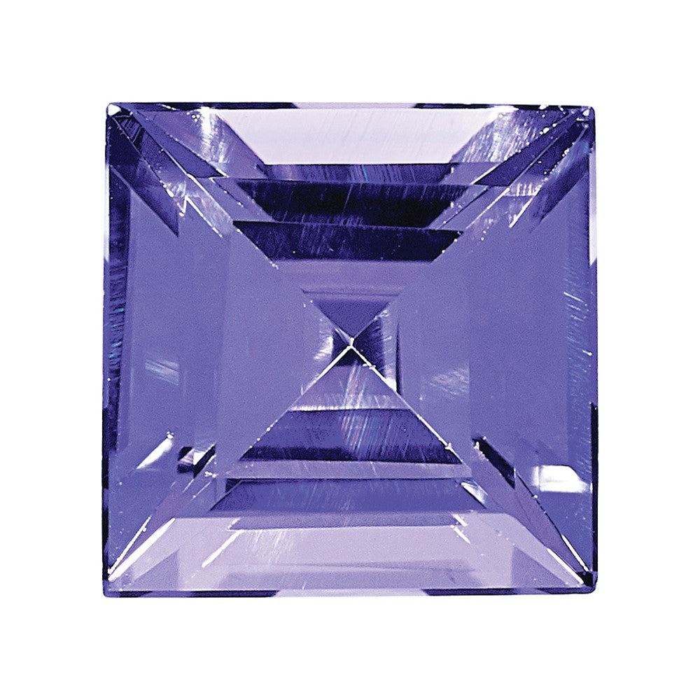 Edelstein Tansanit A Qualität 3mm Quadratisch Stufe-cut