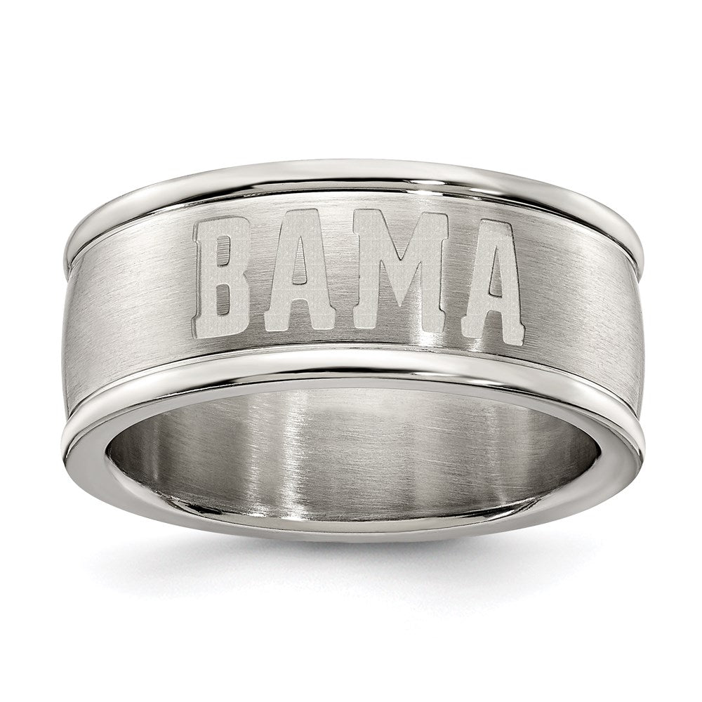 Edelstahl Universität Of Alabama Logo Ring