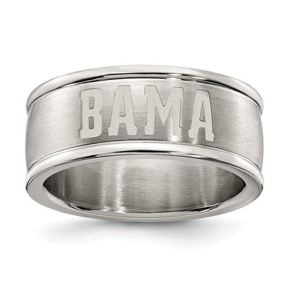 Edelstahl Universität Of Alabama Logo Ring