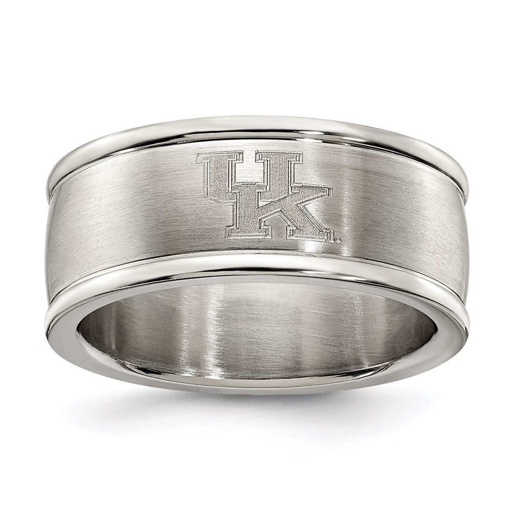Edelstahl Universität Of Kentucky Logo Ring Größe 6 (size 6 Nur)