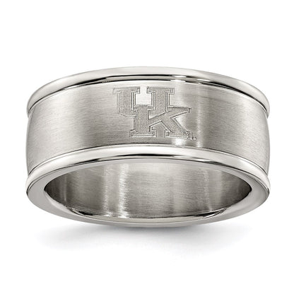 Edelstahl Universität Of Kentucky Logo Ring Größe 6 (size 6 Nur)