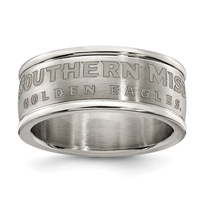 Edelstahl Universität Of Southern Miss Logo Ring