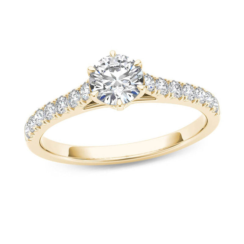 Verlobungsring mit 0,75 ct. Diamant(en) in 14K Gold