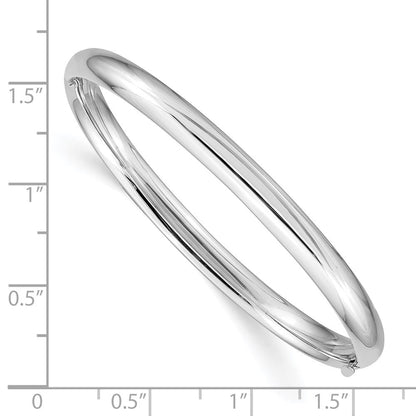 14K Weißgold 3/16 Weißgold Klappbar Baby Armreif