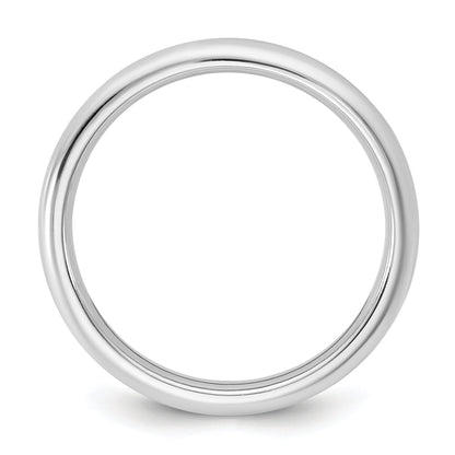 10K Weißgold 10Kw 2,5 mm Standard-Komfort-Ring Größe 4
