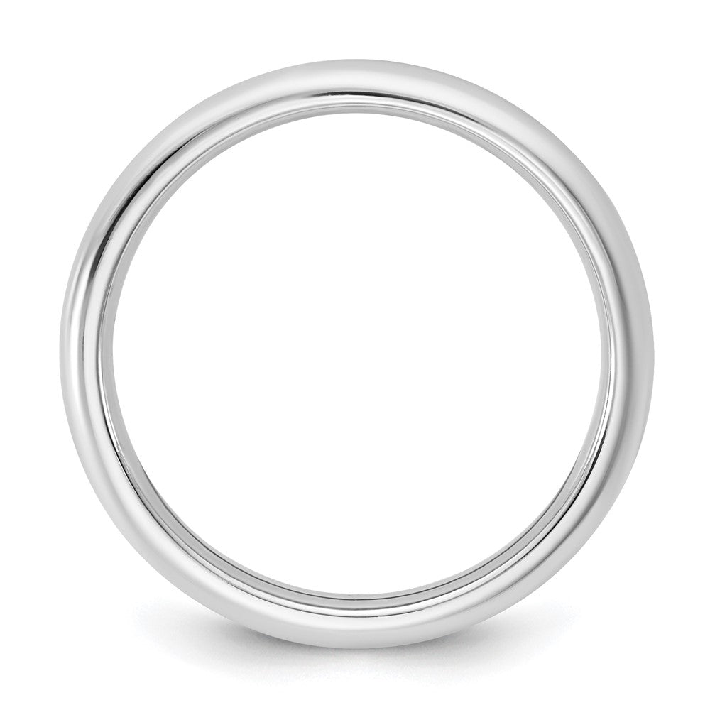 10K Weißgold 10Kw 2,5 mm Komfortpassung-Ring in Standardbreite, Größe 8
