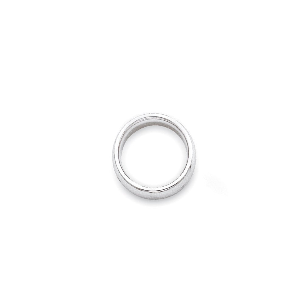 10k Weißgold 3 mm Standardgewicht Ehering mit Komfort-Passform
