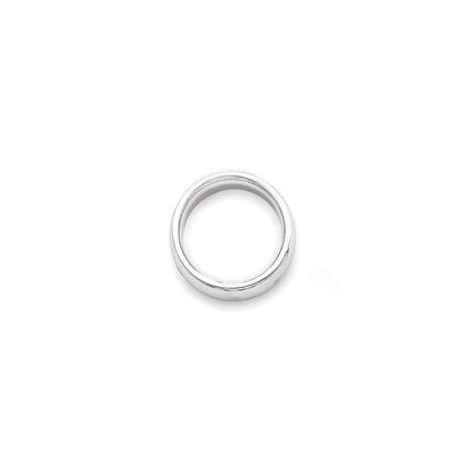 10k Weißgold 3 mm Standardgewicht Ehering mit Komfort-Passform