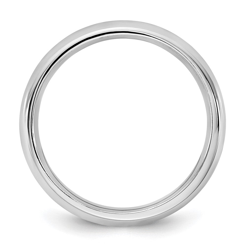 10K Weißgold 10Kw 3,5mm Komfort-Ring Standardpassform Größe 6,5
