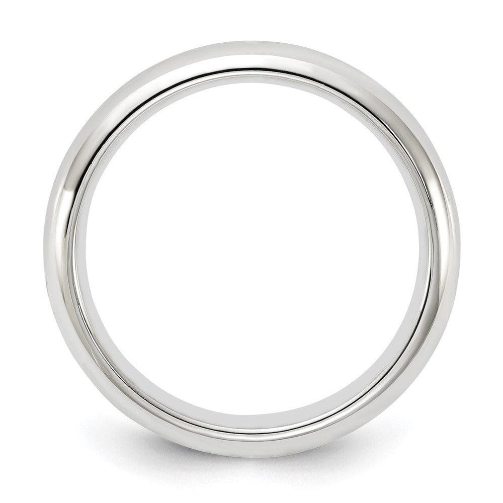 Ehering aus 14K Weißgold, 4 mm, Standardgewicht, Komfort-Passform