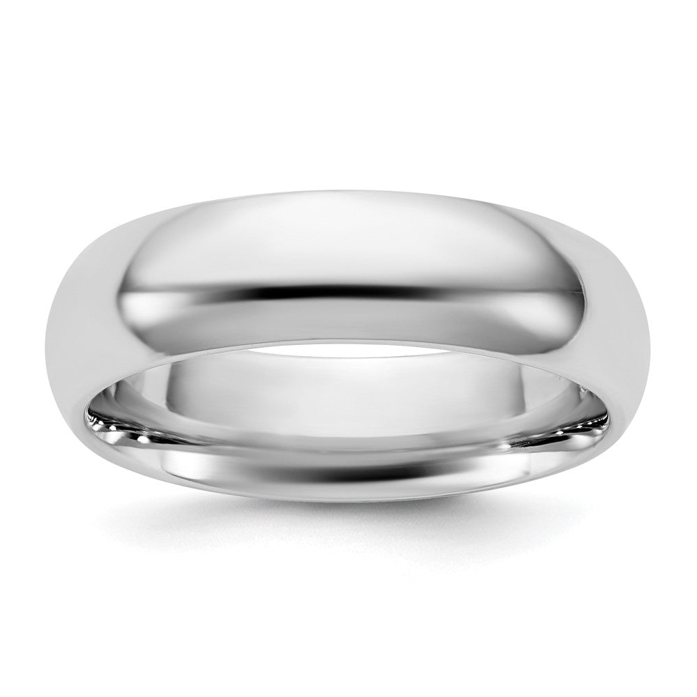 10K Weißgold 10Kw 5,5 mm Komfortpassung Ring, Standard, Größe 11