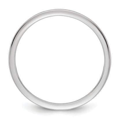 10K Weißgold 10Kw 1mm Leichtgewicht Komfort-Fit Ring Größe 8,5