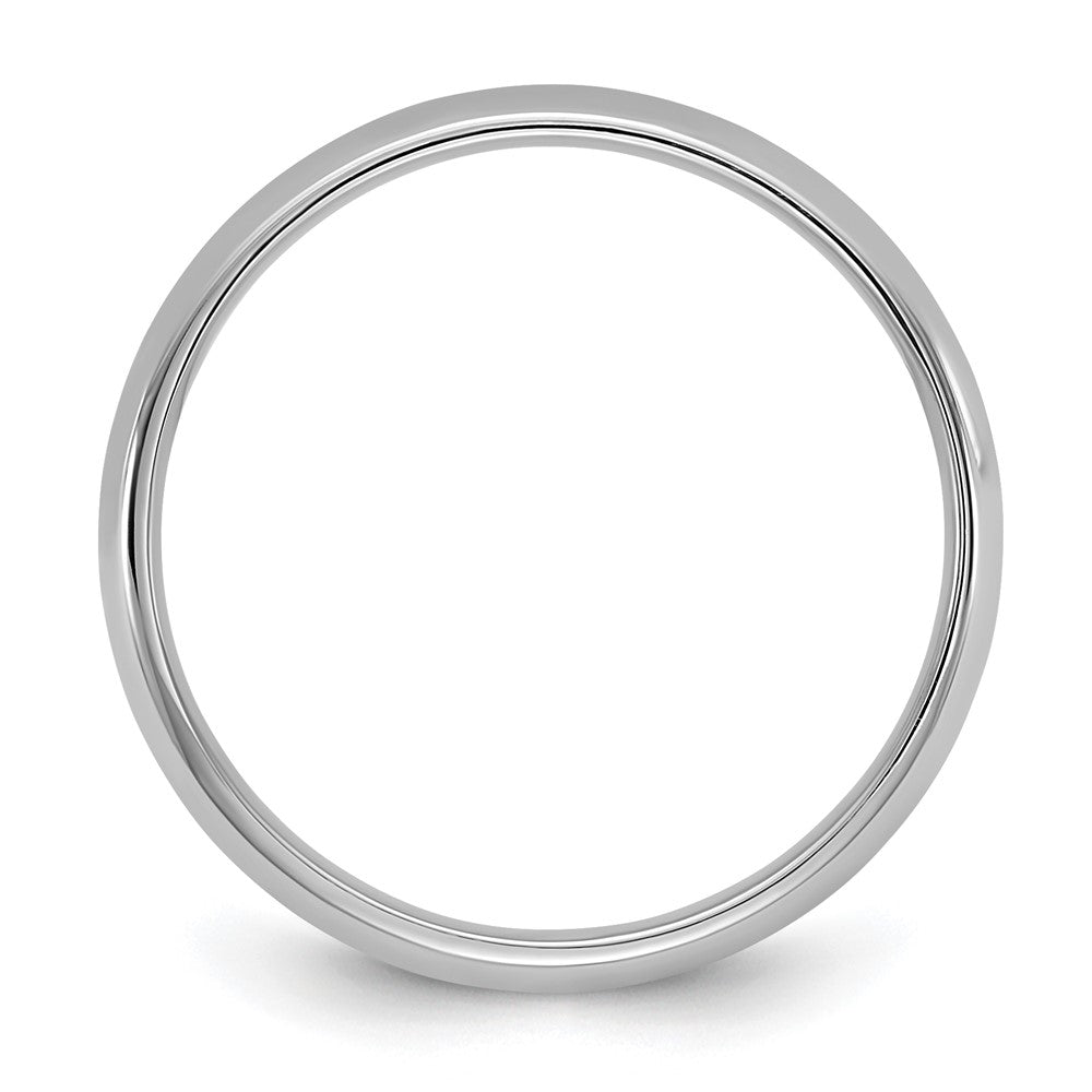 10K Weißgold 10Kw 3,5mm Leichtgewicht Komfortpassform Ring Größe 5