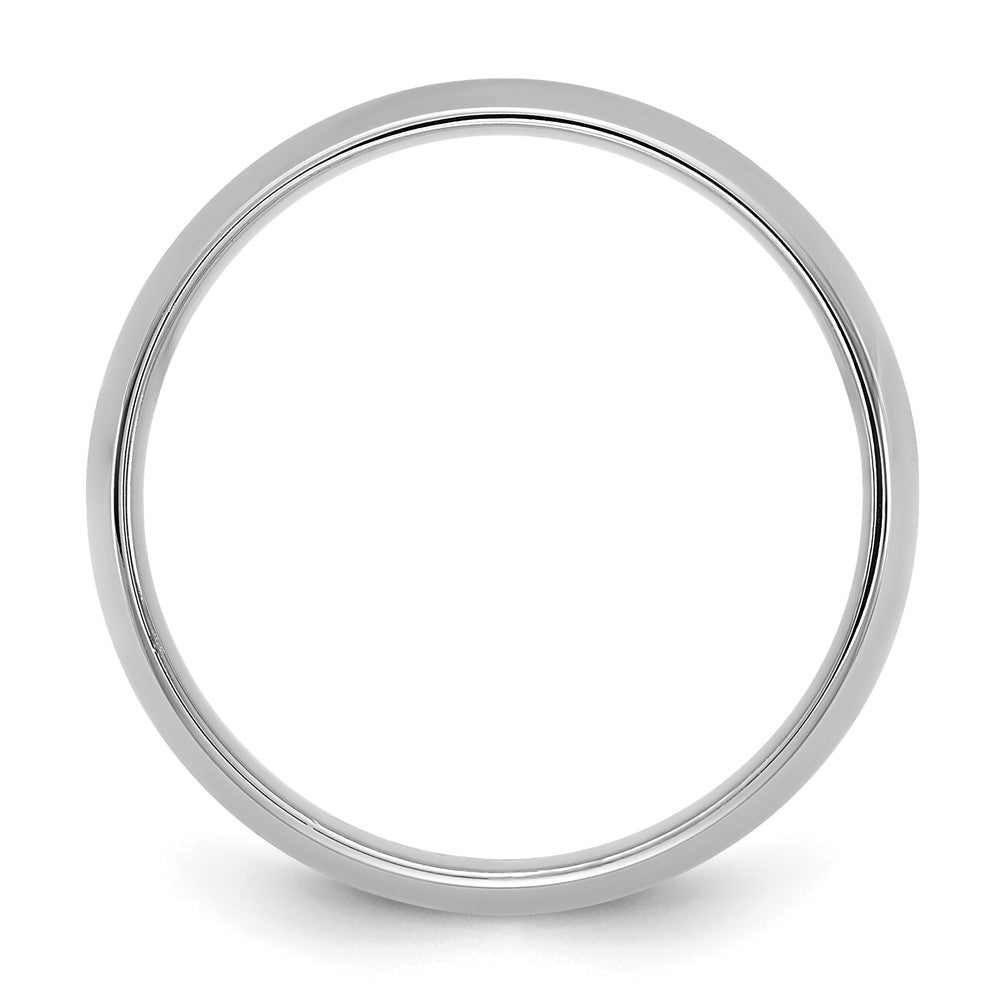 10K Weißgold 10Kw 5,5mm Komfortpassform Ring, leichtgewichtig, Größe 9