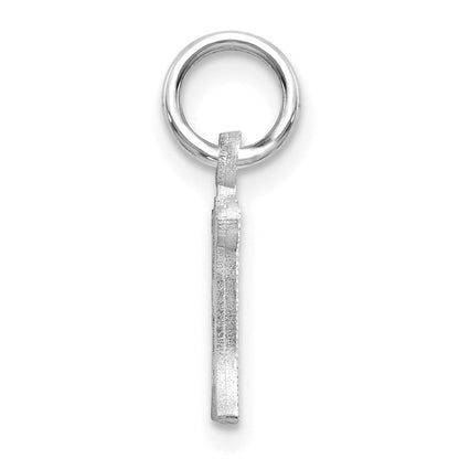 14K Weißgold 14kw Diamantiert Buchstabe H Initiale Charm