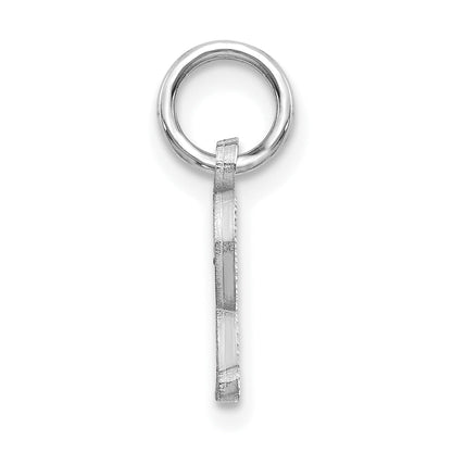 14K Weißgold 14kw Diamantiert Buchstabe R Initiale Charm