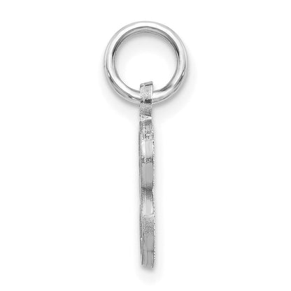 14K Weißgold 14kw Diamantiert Buchstabe S Initiale Charm