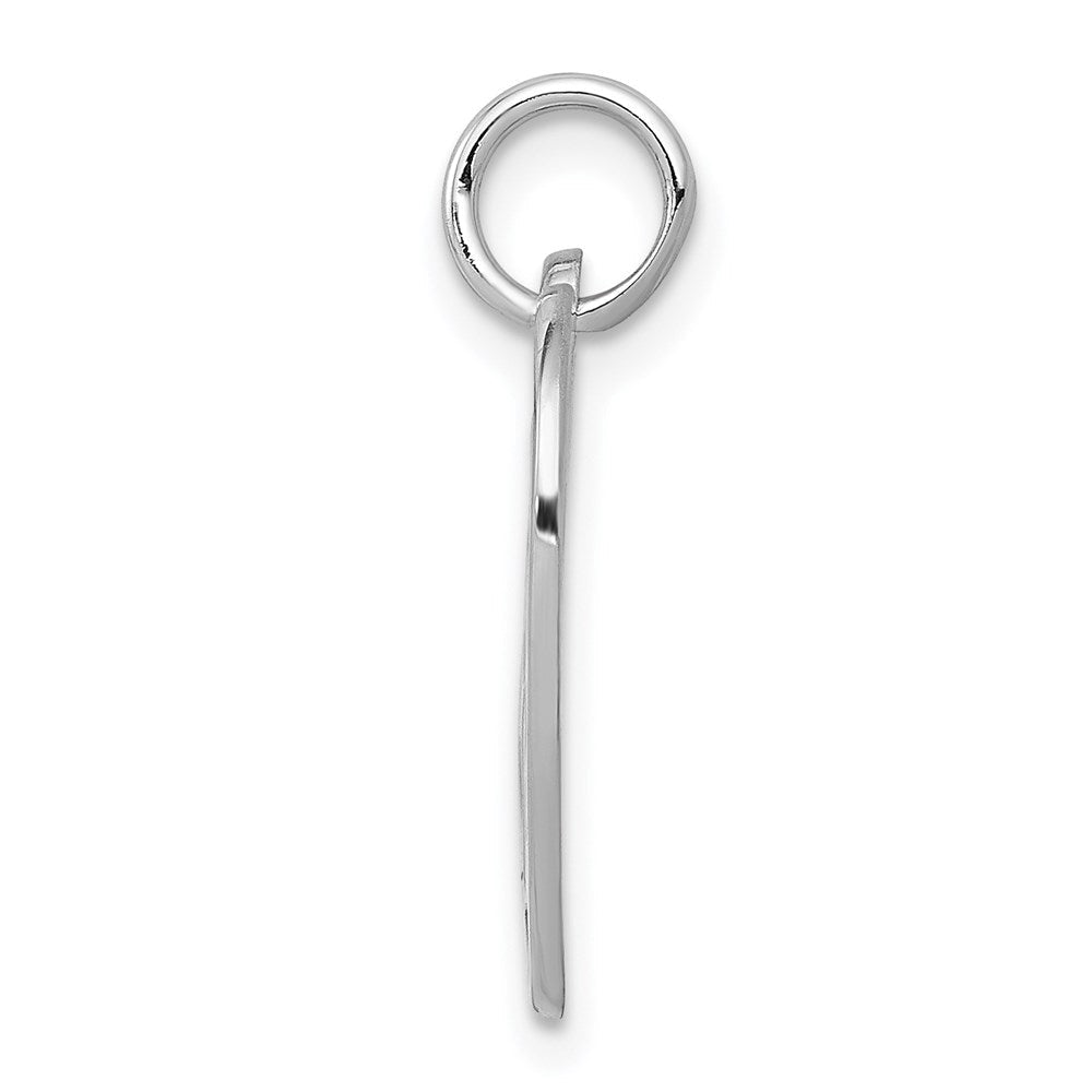 14K Weißgold Süß 16 Herz Charm