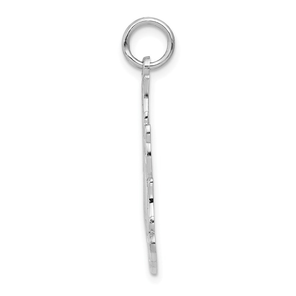 14K Weißgold "#1 Mom" Charm