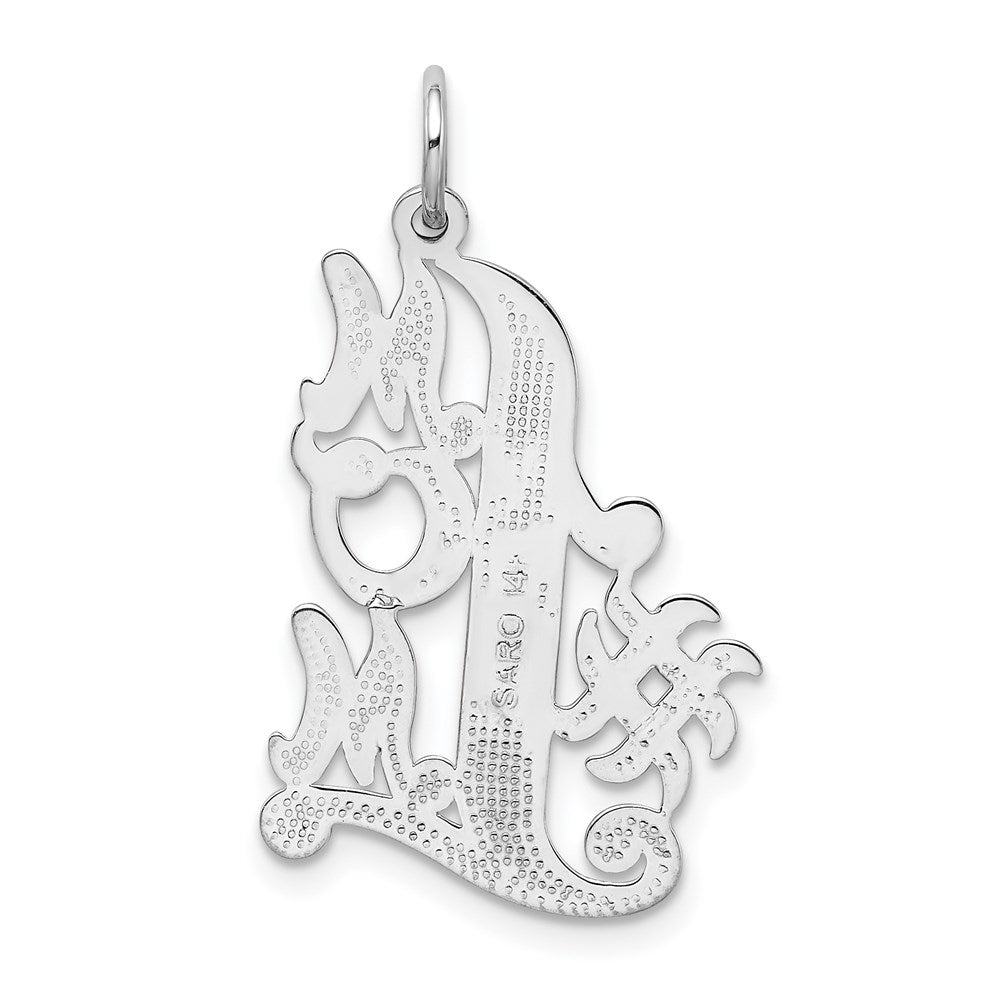 14K Weißgold "#1 Mom" Charm